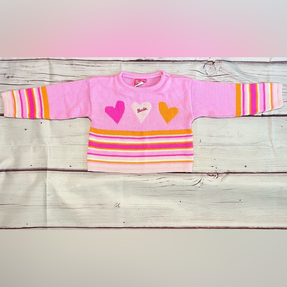 Vintage Barbie Sweater Girls’ Size 4/5